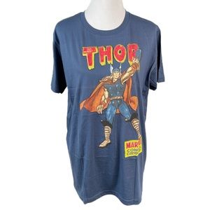 Marvel Thor T-Shirt Blue Small
